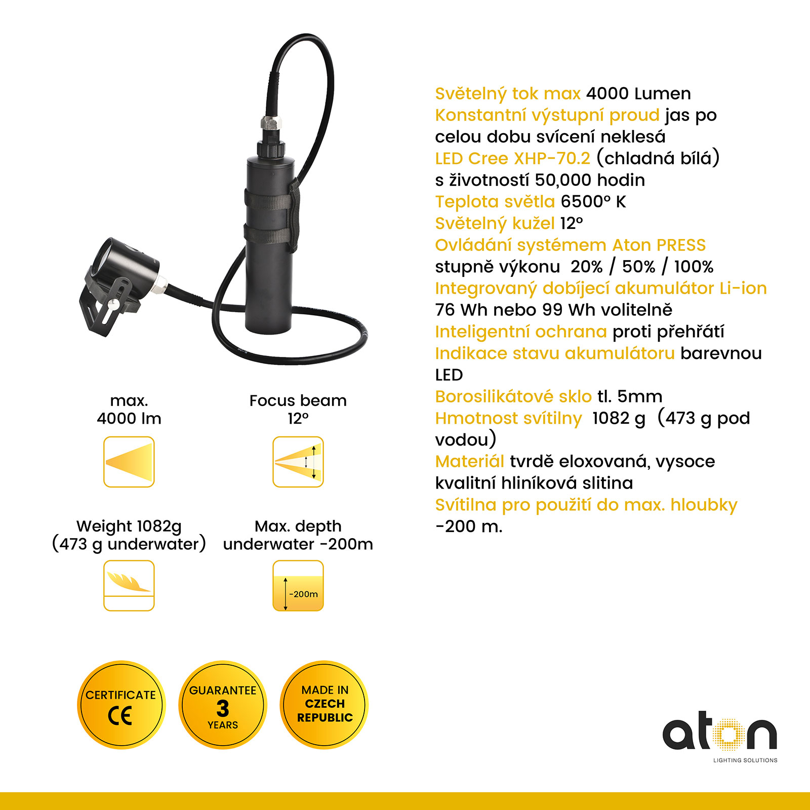 Aton Tech corded, HD Battery-pack – Bild 7